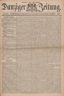 Danziger Zeitung. 1876, № 9800 (24 Juni) - (Abend=Ausgabe.) + dod.