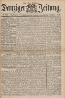 Danziger Zeitung. 1876, № 9870 (4 August) - (Abend=Ausgabe.) + dod.