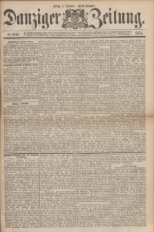 Danziger Zeitung. 1876, № 9918 (1 September) - (Abend=Ausgabe.)