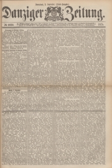 Danziger Zeitung. 1876, № 9920 (2 September) - (Abend=Ausgabe.) + dod.