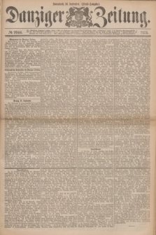 Danziger Zeitung. 1876, № 9944 (16 September) - (Abend=Ausgabe.) + dod.