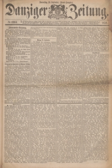 Danziger Zeitung. 1876, № 9964 (28 September) - (Abend=Ausgabe.) + dod.