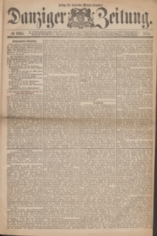 Danziger Zeitung. 1876, № 9965 (29 September) - (Morgen=Ausgabe.)