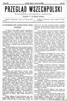 Przegląd Wszechpolski : dwutygodnik polityczny i społeczny. 1898, nr 11