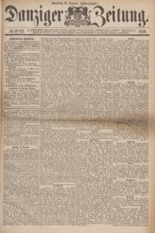 Danziger Zeitung. 1876, № 10112 (23 Dezember) - (Abend=Ausgabe.) + dod.