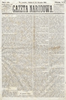 Gazeta Narodowa. 1866, nr 11