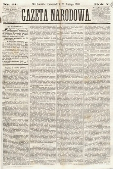Gazeta Narodowa. 1866, nr 44