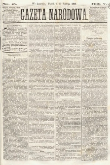 Gazeta Narodowa. 1866, nr 45