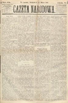 Gazeta Narodowa. 1866, nr 71