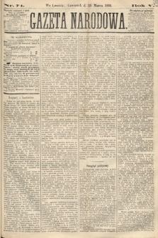 Gazeta Narodowa. 1866, nr 74