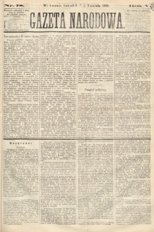 Gazeta Narodowa. 1866, nr 79
