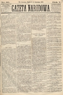 Gazeta Narodowa. 1866, nr 80