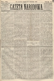 Gazeta Narodowa. 1866, nr 81