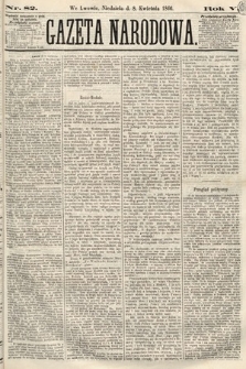 Gazeta Narodowa. 1866, nr 82