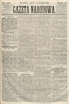 Gazeta Narodowa. 1866, nr 87