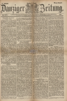 Danziger Zeitung. Jg.27, № 14783 (19 August 1884) - Morgen=Ausgabe.