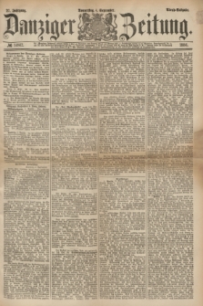 Danziger Zeitung. Jg.27, № 14812 (4 September 1884) - Abend=Ausgabe.
