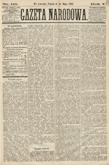 Gazeta Narodowa. 1866, nr 115