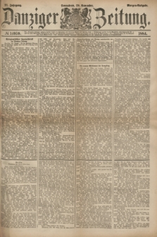 Danziger Zeitung. Jg.27, № 14959 (29 November 1884) - Morgen=Ausgabe.
