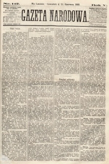 Gazeta Narodowa. 1866, nr 142