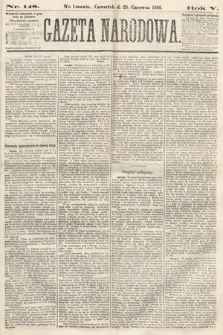 Gazeta Narodowa. 1866, nr 148