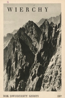 Wierchy : rocznik poświęcony górom. R. 26, 1957