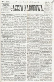 Gazeta Narodowa. 1866, nr 183