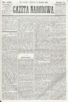 Gazeta Narodowa. 1866, nr 185
