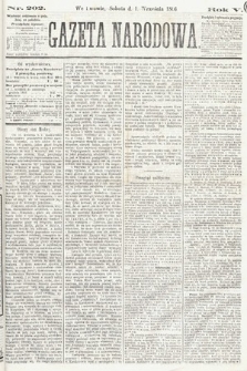 Gazeta Narodowa. 1866, nr 202