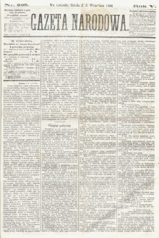 Gazeta Narodowa. 1866, nr 205