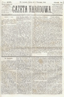 Gazeta Narodowa. 1866, nr 208