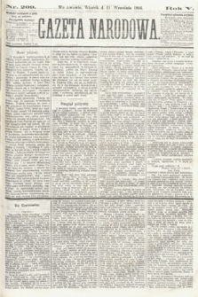 Gazeta Narodowa. 1866, nr 209