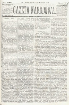 Gazeta Narodowa. 1866, nr 210