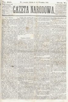 Gazeta Narodowa. 1866, nr 213