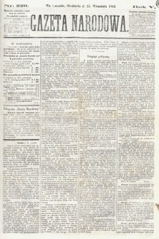 Gazeta Narodowa. 1866, nr 220