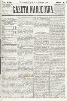 Gazeta Narodowa. 1866, nr 221