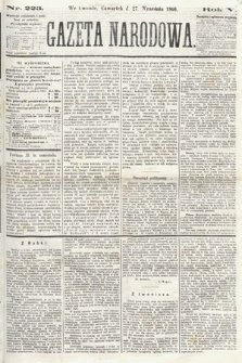 Gazeta Narodowa. 1866, nr 223