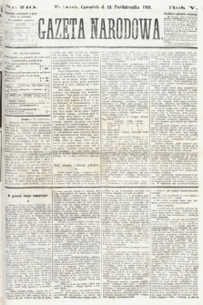 Gazeta Narodowa. 1866, nr 240