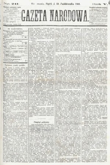 Gazeta Narodowa. 1866, nr 241