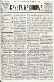 Gazeta Narodowa. 1866, nr 249