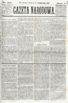 Gazeta Narodowa. 1866, nr 251