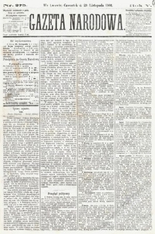 Gazeta Narodowa. 1866, nr 275