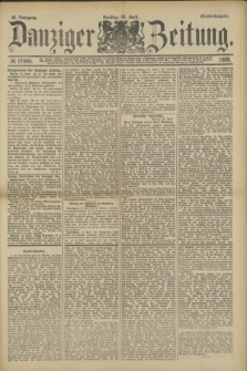 Danziger Zeitung. Jg.32, № 17645 (24 April 1889) - Abend-Ausgabe + dod.
