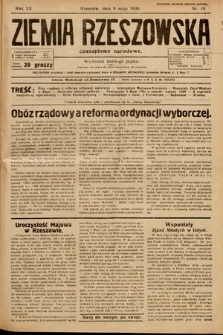 Ziemia Rzeszowska : czasopismo narodowe. 1930, nr 19