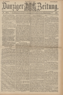 Danziger Zeitung. Jg.34, Nr. 18971 (27 Juni 1891) - Abend-Ausgabe.