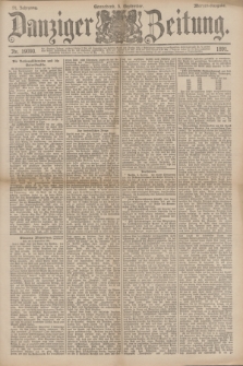 Danziger Zeitung. Jg.34, Nr. 19090 (5 September 1891) - Morgen-Ausgabe.