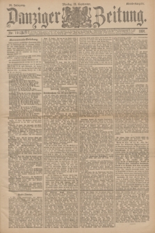 Danziger Zeitung. Jg.34, Nr. 19129 (28 September 1891) - Abend-Ausgabe. + dod.