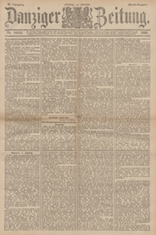 Danziger Zeitung. Jg.34, Nr. 19153 (12 Oktober 1891) - Abend-Ausgabe. + dod.