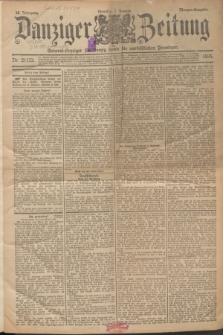 Danziger Zeitung : General-Anzeiger für Danzig sowie die nordöstlichen Provinzen. Jg.38, Nr. 21123 (1 Januar 1895) - Morgen-Ausgabe. + dod.