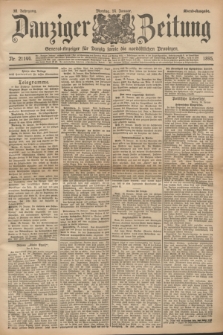Danziger Zeitung : General-Anzeiger für Danzig sowie die nordöstlichen Provinzen. Jg.38, Nr. 21144 (14 Januar 1895) - Abend-Ausgabe. + dod.